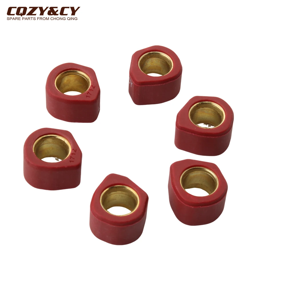 High Performance Variator Weights Round 17x 12mm 8g For Suzuki Address50 Katana V-Y 50 Sepia S 50 Zillion50