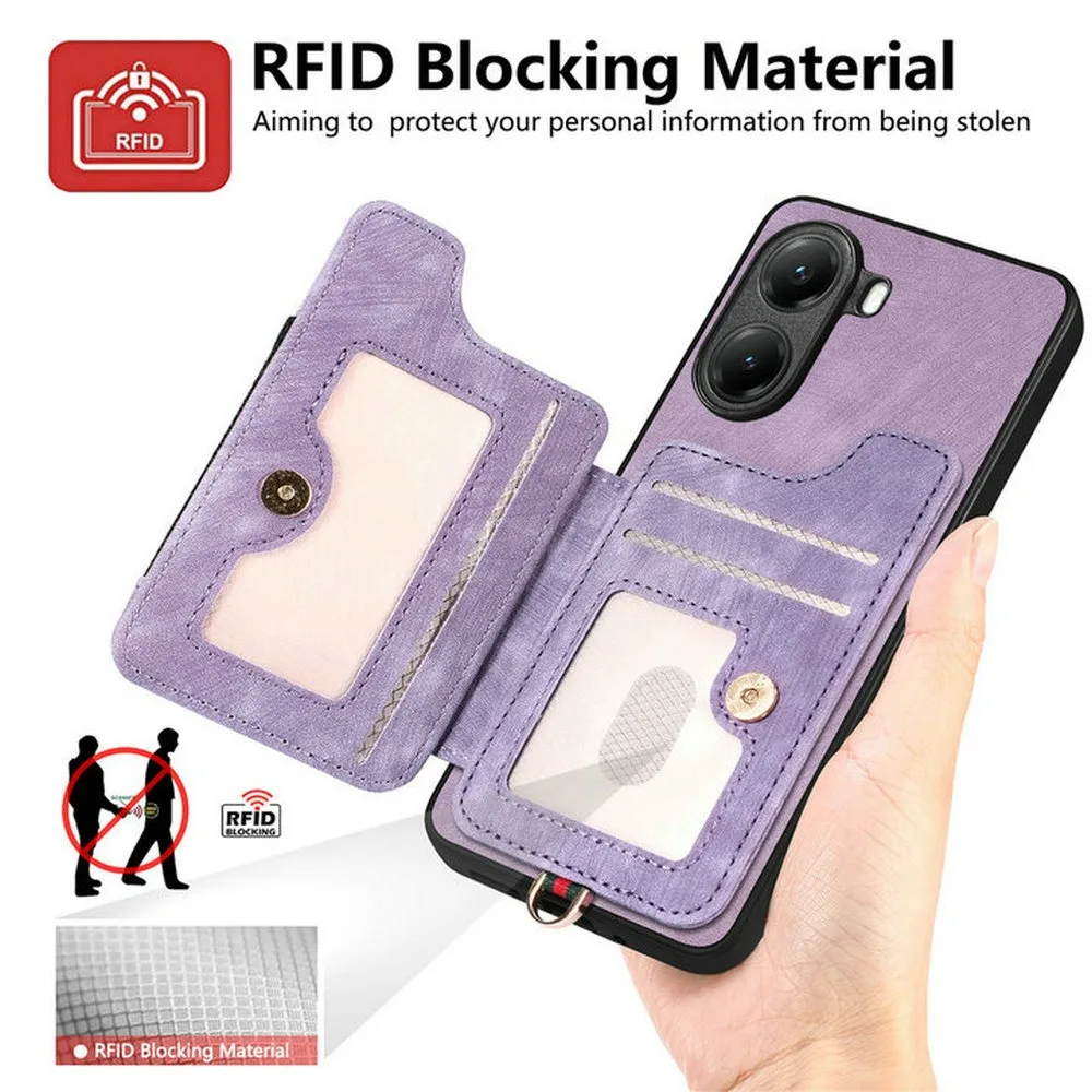 Magnet Back Cover For Xiaomi Poco X8 Pro Max 5G 2026 RFID Leather Wallet Funda for Poco X8 Pro Case Phone X8 X 8 Pro Max Etui - view 3