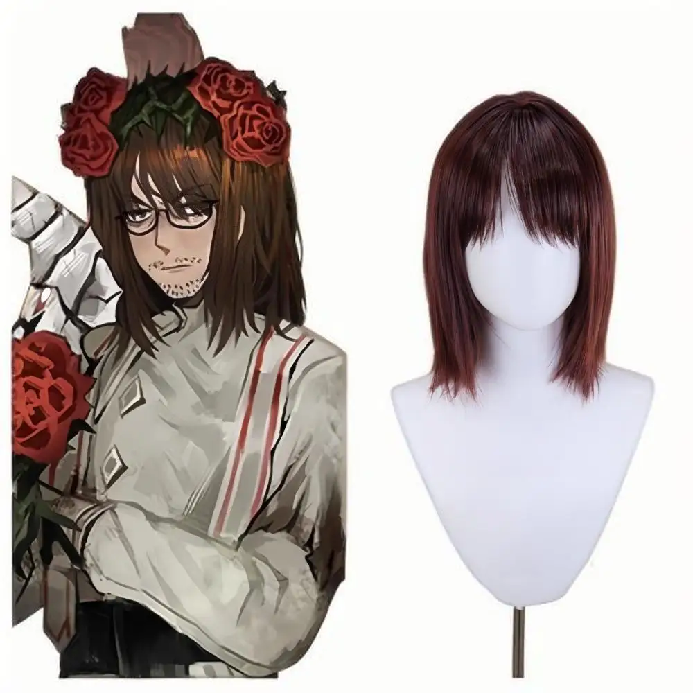 

Парик для косплея из термостойкого волокна для компании Limbus Gregor — готовый парик на заказ, изготовленный из справочных фотографий