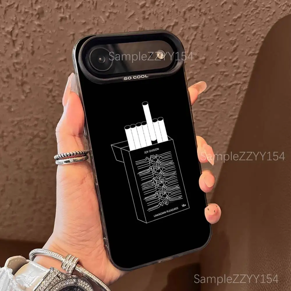 J-Joy Division Band Phone Case For iPhone 17,16,15,14,13,12,X,8,Pro,Max,Plus,E,SE4,Air,Mini Black IMD Matte