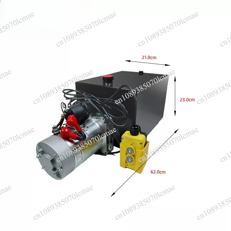 Hydraulic Pump Double Acting Hydraulic Power Unit 12V DC Dump Trailer Pump 3200PSI Hydraulic Power Unit for Dump Trailer Car 12L