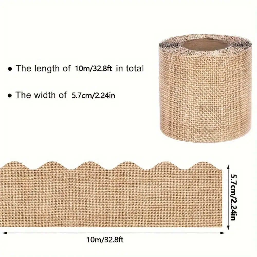 10 متر/لفة لوحة إعلانات الفصول الدراسية ملصق الحدود ملصقات DIY بها بنفسك مقاوم للماء حافة متموجة ورقة الجدار الديكور لحفلة الفصول الدراسية المنزلية