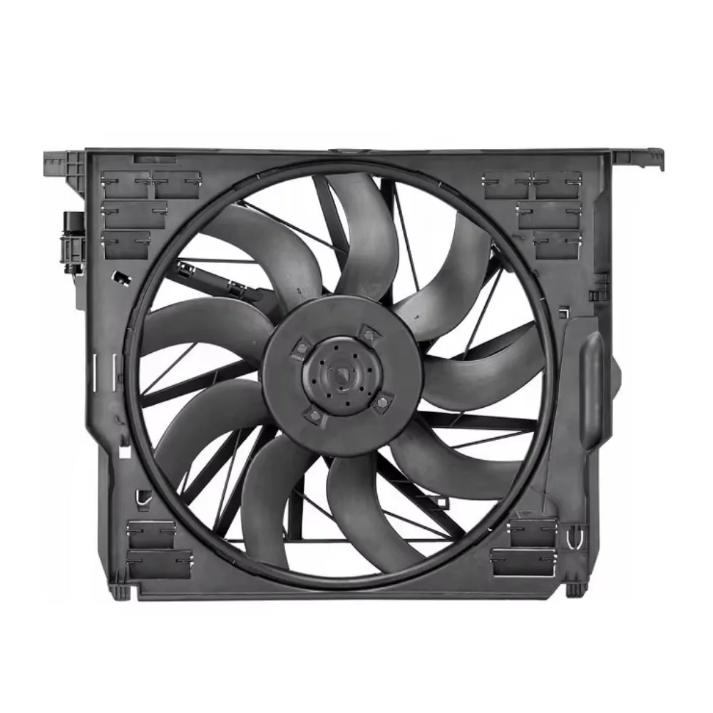 Radiator Electric Cooling Fan Assembly OE OEID: 17427807320 For BMW F10 535i F11 F07 F12 F13 F06 F01 Series 2012-2018 Engine Coo