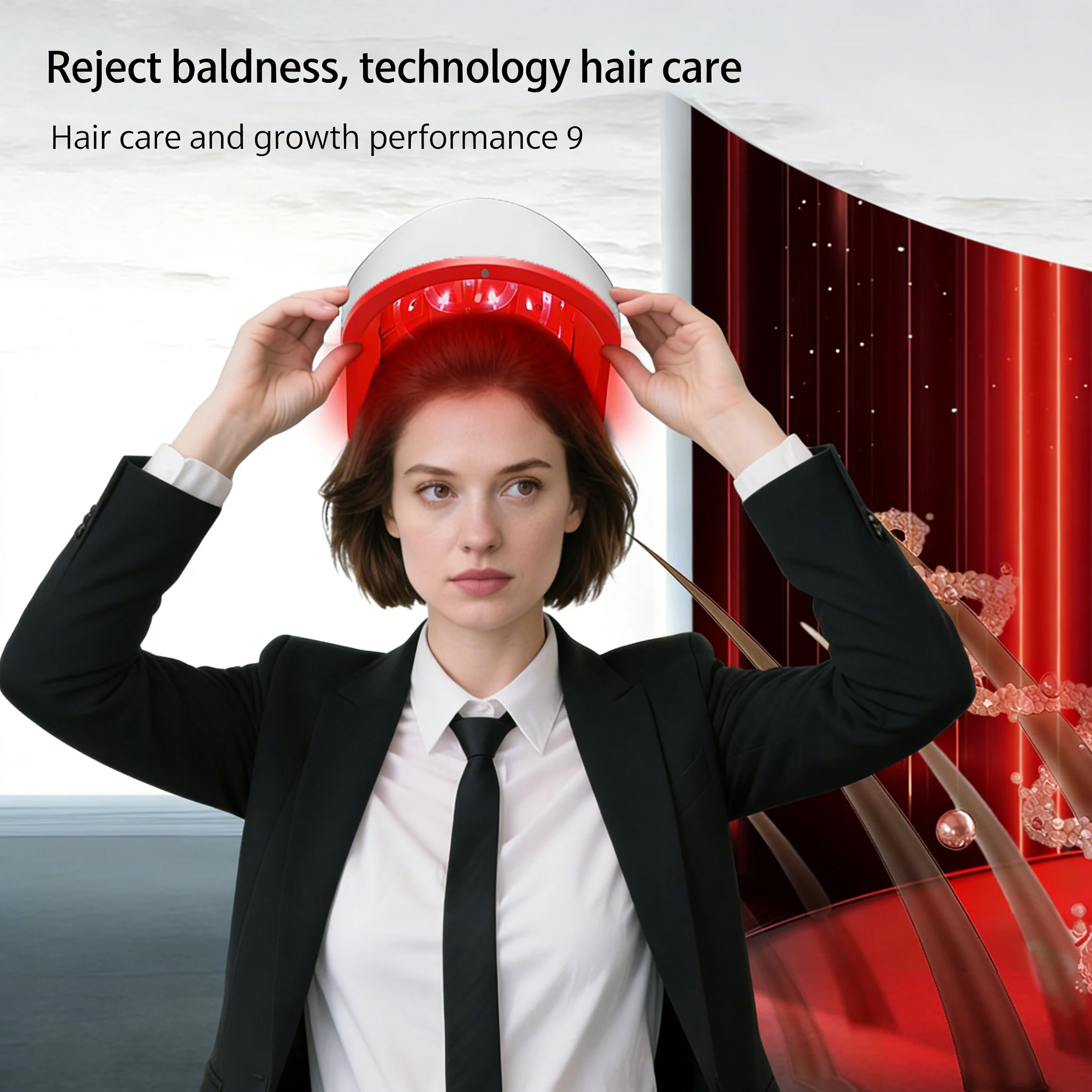 Red Light Therapy Device Hat Near Infrared LED Treatment Helmet for Hair Growth Cap Prevant Loss Head Relaxation Relief Scalp