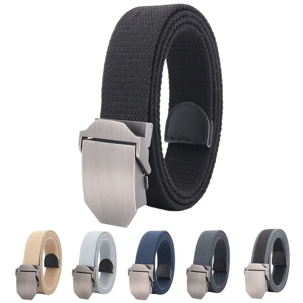 جديد قماش الرجال حزام سبيكة مشبك بلون الرياضة حزام قابل للتعديل مقاومة للاهتراء حزام عمال