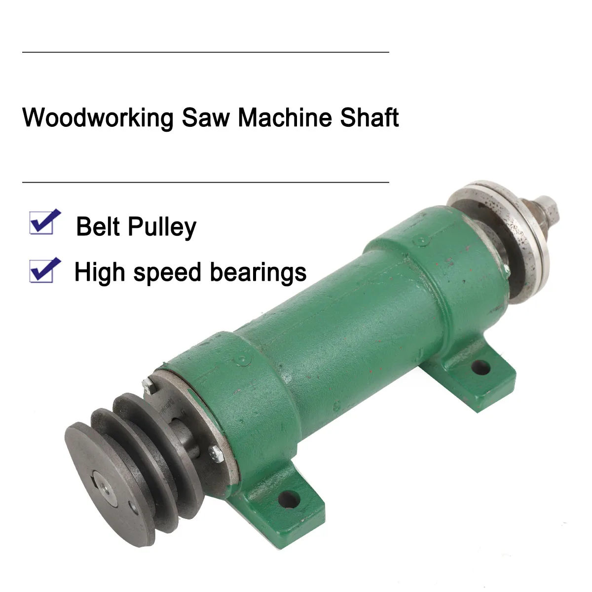 Mesin Pertukangan Gergaji Meja 206 Mesin Gergaji Rakitan Poros Mesin Pertukangan Spindel Gergaji Meja Dorong Poros Gergaji Bundar