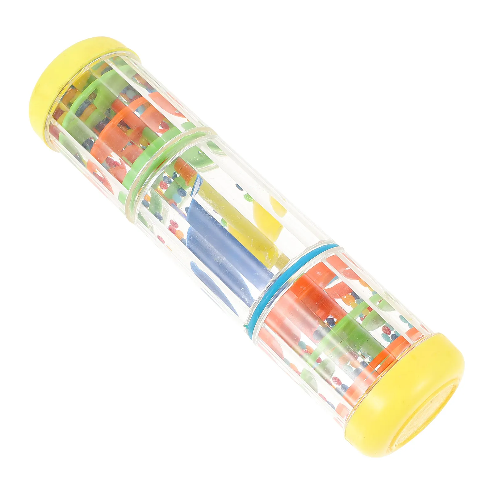 

1Pcs Early Educational Musical Instrument Rainmaker Rotating Rain Sound Plaything Yellow Creative Cognitive Teaching Assistant