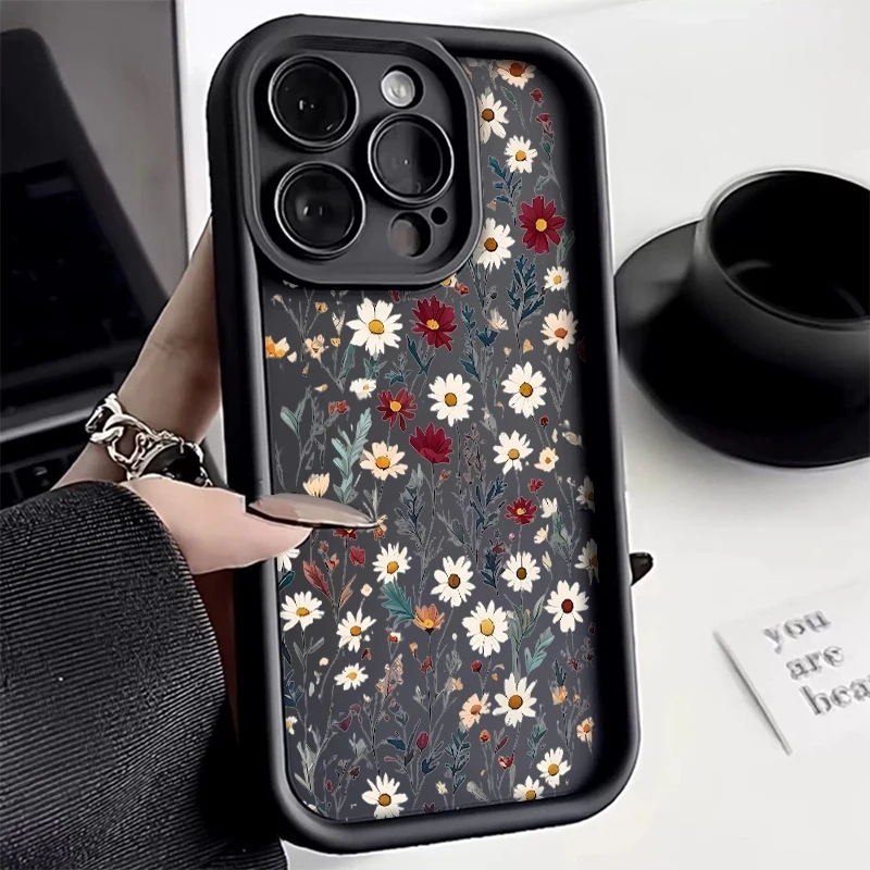

Fresh Floral Pattern Phone Case For Xiaomi Redmi Note 14 13 Pro Plus 5G 12 11 10 Pro 4G Redmi 13 14C 13C 12C Soft Silicone Cover