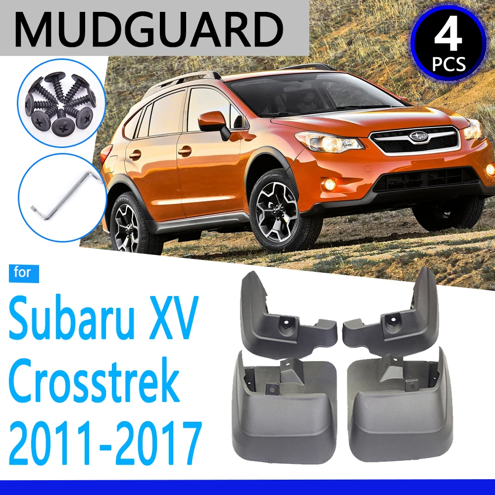 Mudguards fit for Subaru XV Crosstrek 2011~2017 2012 2013 2014 2015 2016 Car Accessories Mudflap Fender Auto Replacement Parts