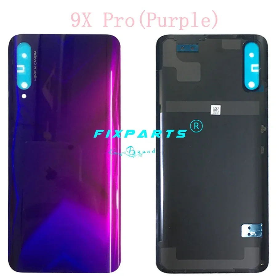 New Back Glass For Huawei Honor 9X Battery Cover Panel Rear Door Housing Case Replacement For Huawei Honor 9X Pro Battery Cover