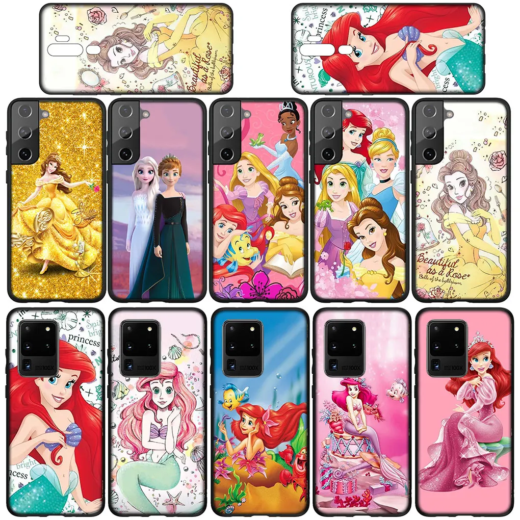 Disney Princess Soft Cover for Huawei Y7A Y6P Y5P Y6 Y7 Y9 Prime 2018 Y8P Y9A Y8S Y9S P Smart 2019 Phone Case