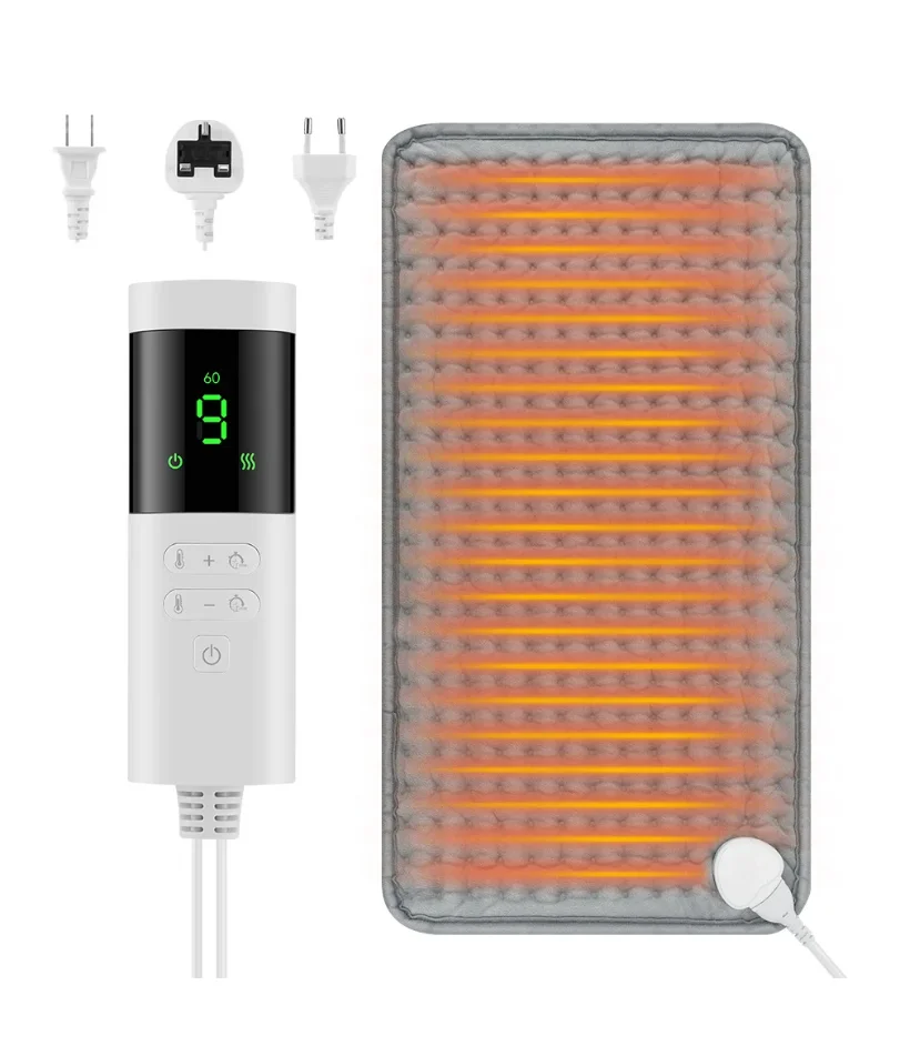 

30x60cm Portable Electric Heating Pad Heater Period Cramps Care Shoulder Abdomen Legs Warming Blanket Office Home Camping Mat