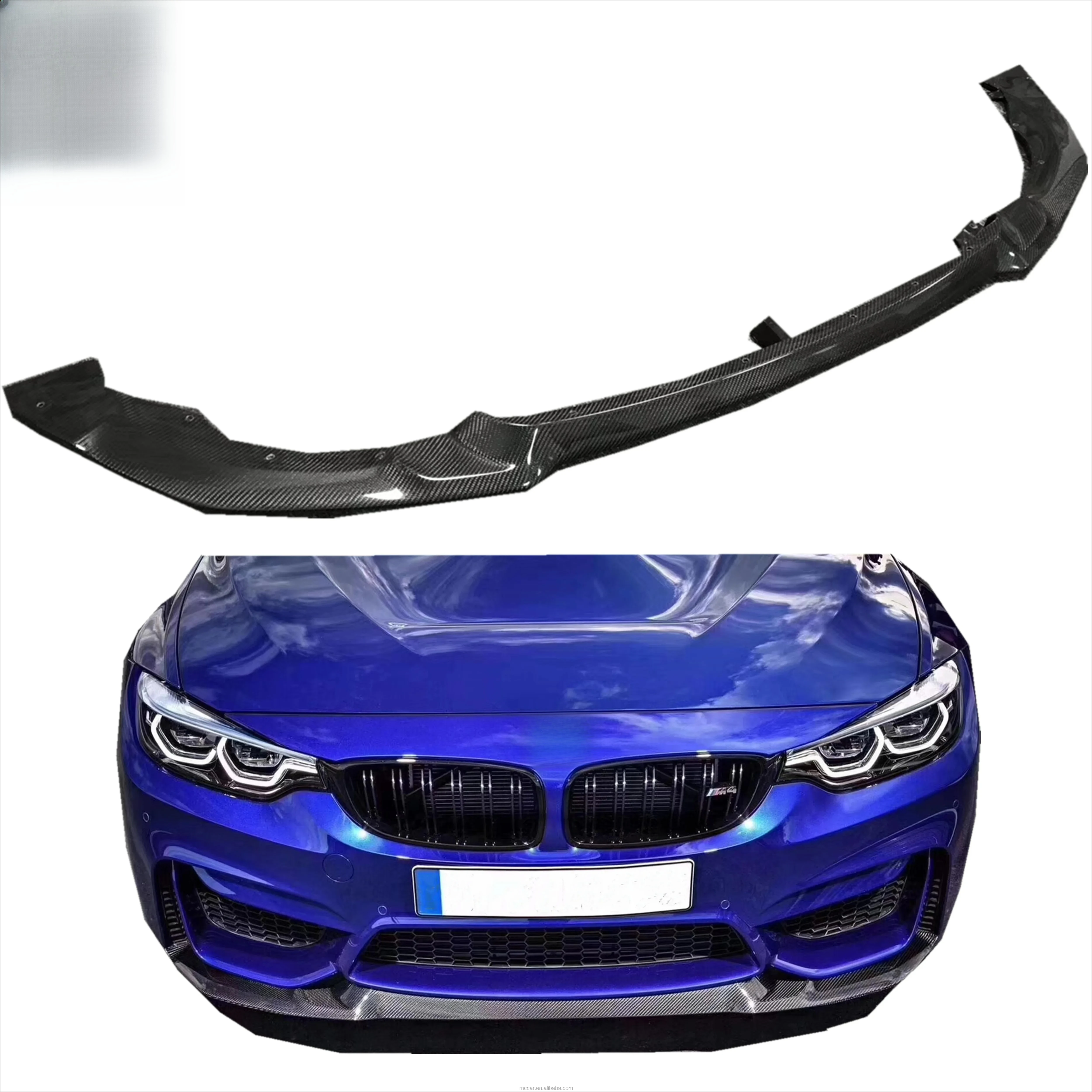 

M3 F80 M4 F82 F82 CS-Fit Premium Carbon Fiber Bumper Front Lip