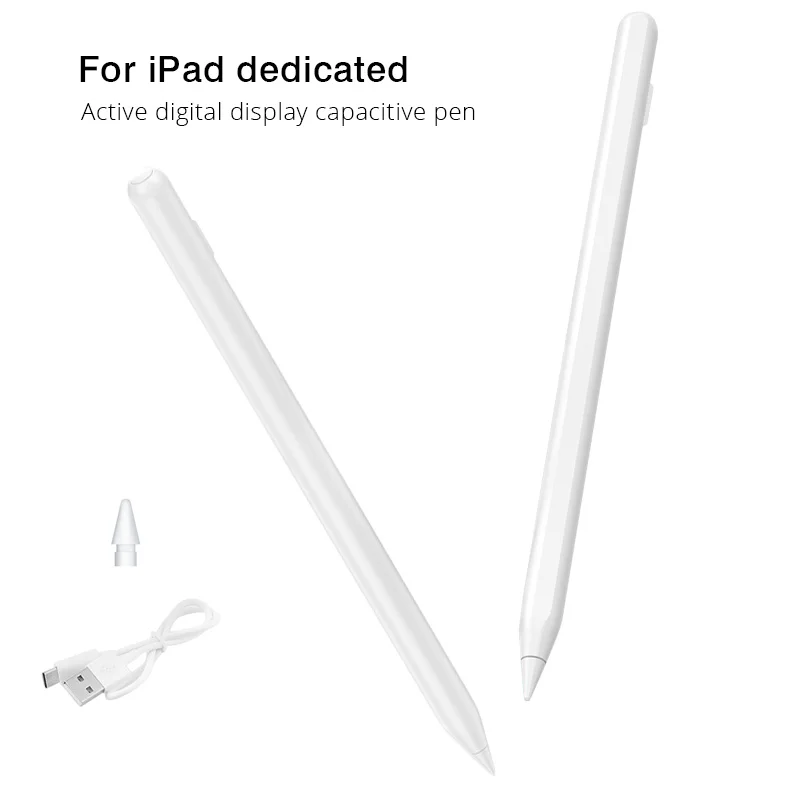 For Apple Pencil Digital Display Active Capacitive Pen For iPad Pencil Compatible iPad 2021 2020 2019 2018 Bluetooth Stylus Pen