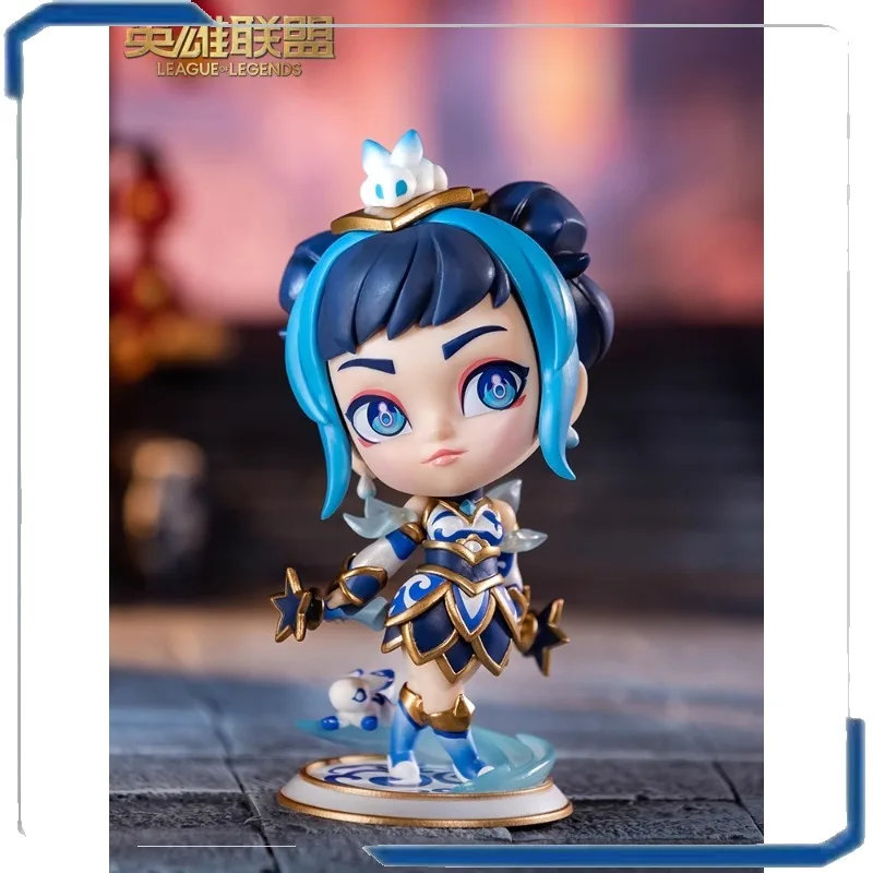 

Original League of Legends Blue and White Porcelain Lux New Year Year of the Dragon Limited Figure Collection Peripheral ToyGift