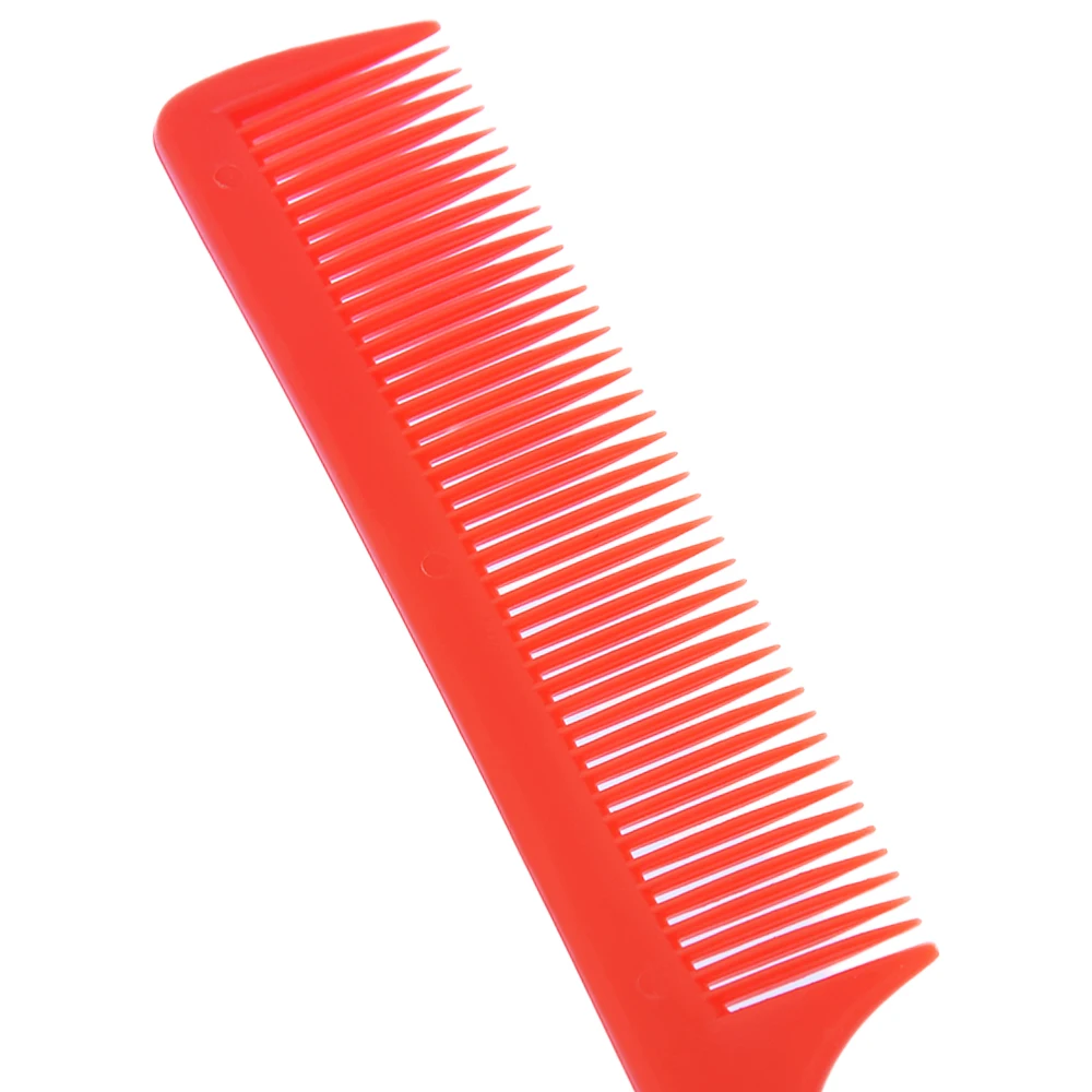 6Pcs/set Anti-Static Heat Resistant Rat Tail Comb for All Hair Types - Fine Tooth Styling Comb for Men and Women C0028A
