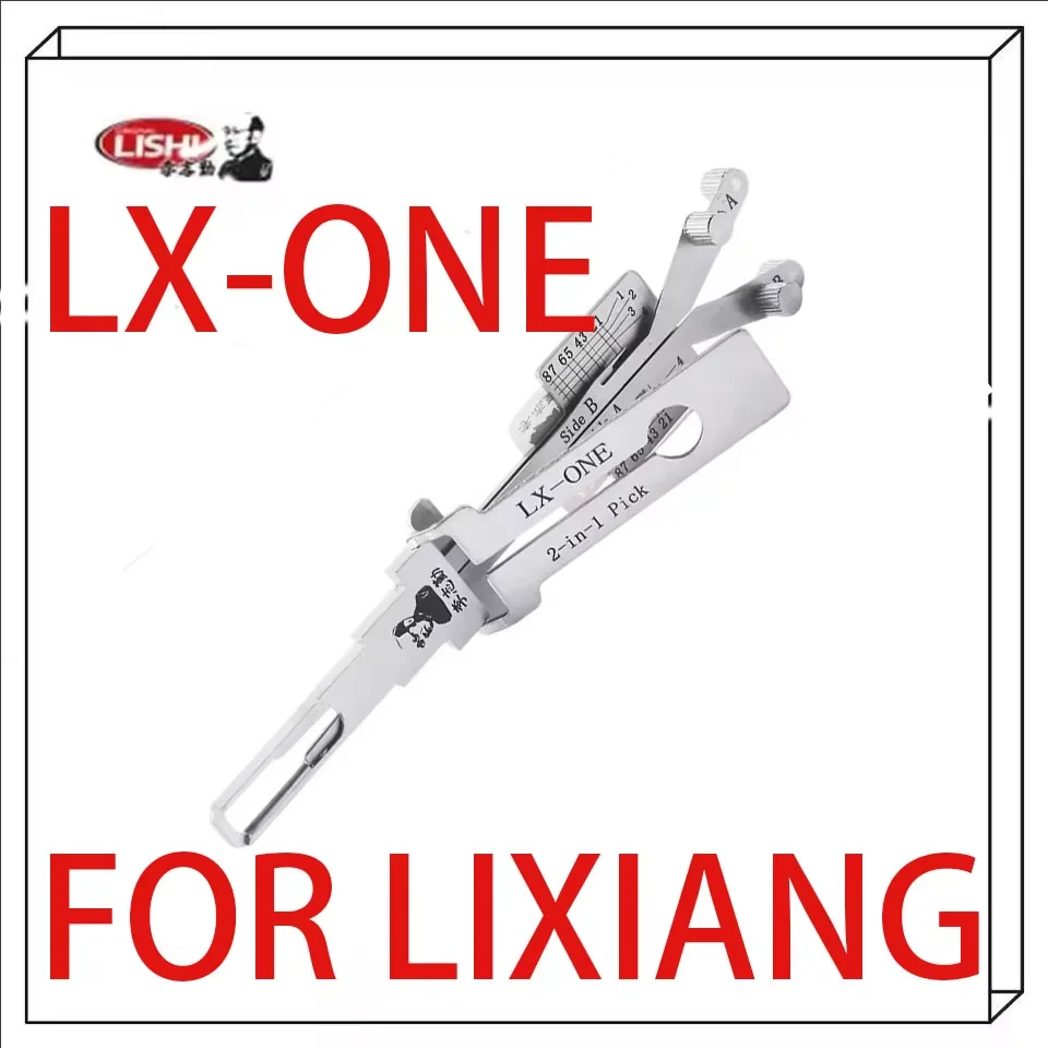 LX-One Lishi 2in1 Tool for LI Xiang Series 2021+ Great Wall Motors (GWM), V80 Car Lock Cylinder Locksmith Supplies Repair Tools