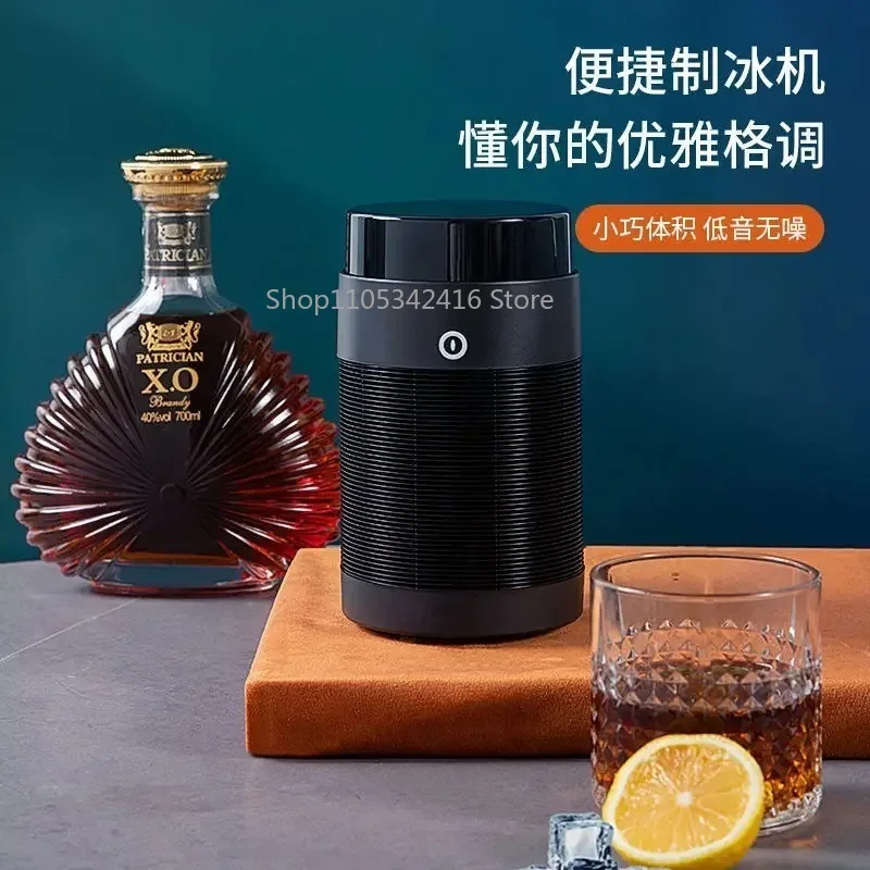 Small Home Portable Mini Ice Maker Solid Ice Cube Compact Countertop Ice Machine for Daily Use