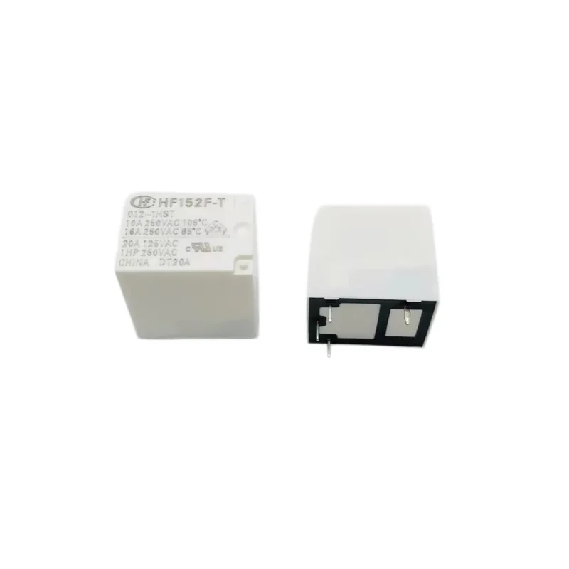 10PCS Power Relay HF152F-T-012-1HST 12VDC HF152F-T-024-1HST 24VDC Normally Open 4PIN for Electrical Control