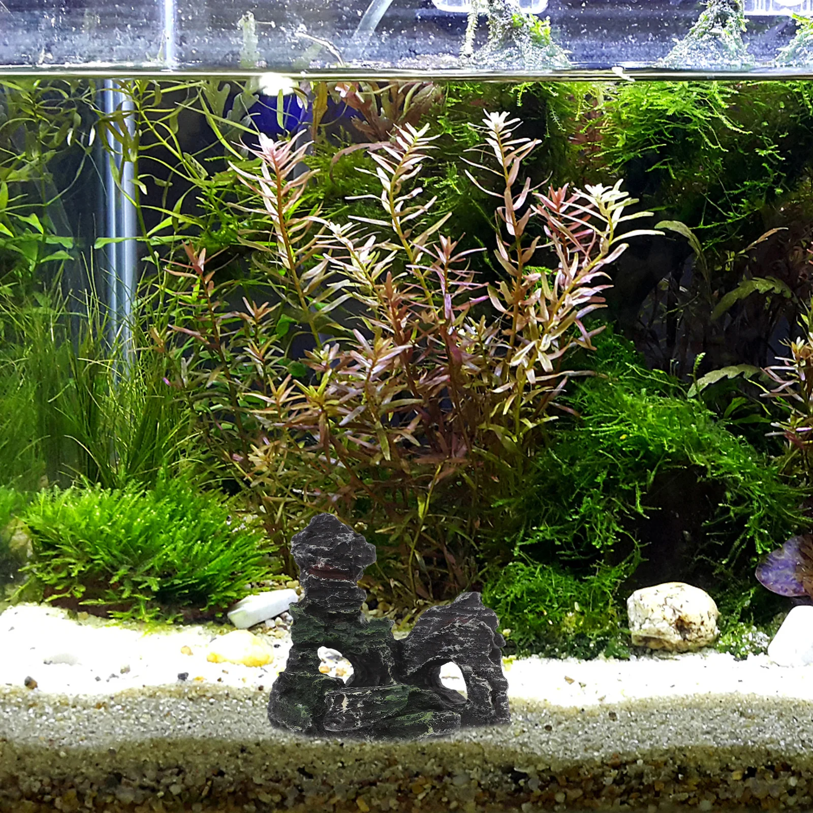 

Resin Aquarium Stone Unique Fish Tank Decorations Tall Aquarium Decor Large Fish Tank Ornaments Landscape Rockery Model