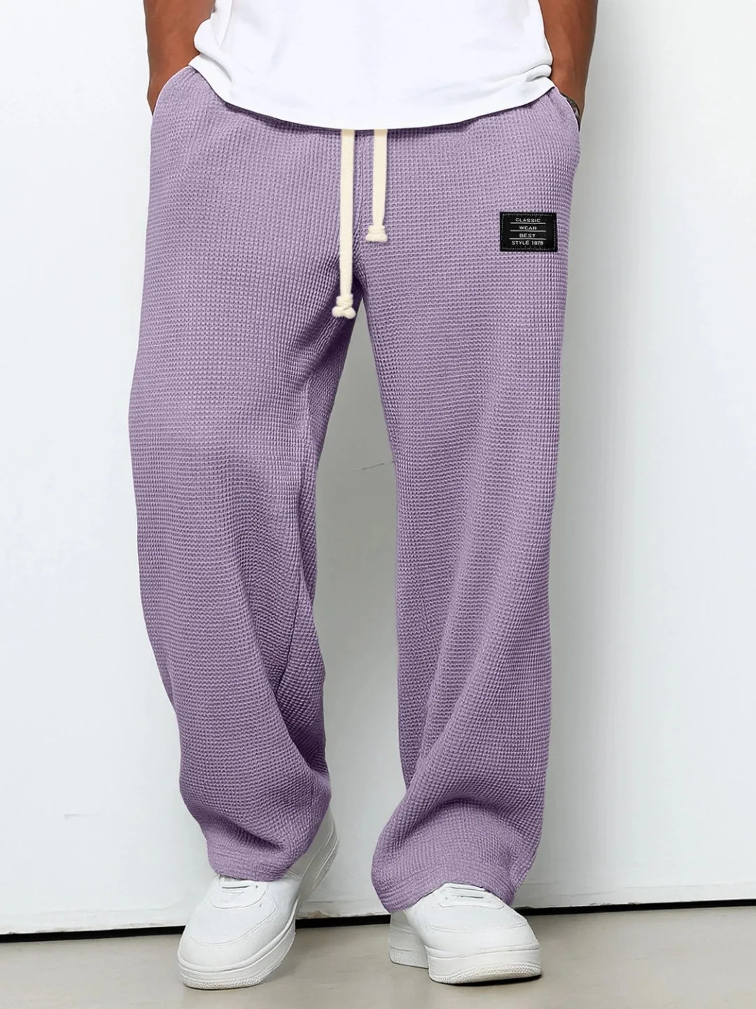 2025 Neue Herren-Cordhose, Lässige Mode, Weite Passform, Baggy-Hose, Gerade Jogginghose, Elastischer Bund mit Kordelzug, Outdoor-Streetwear – Detail 16