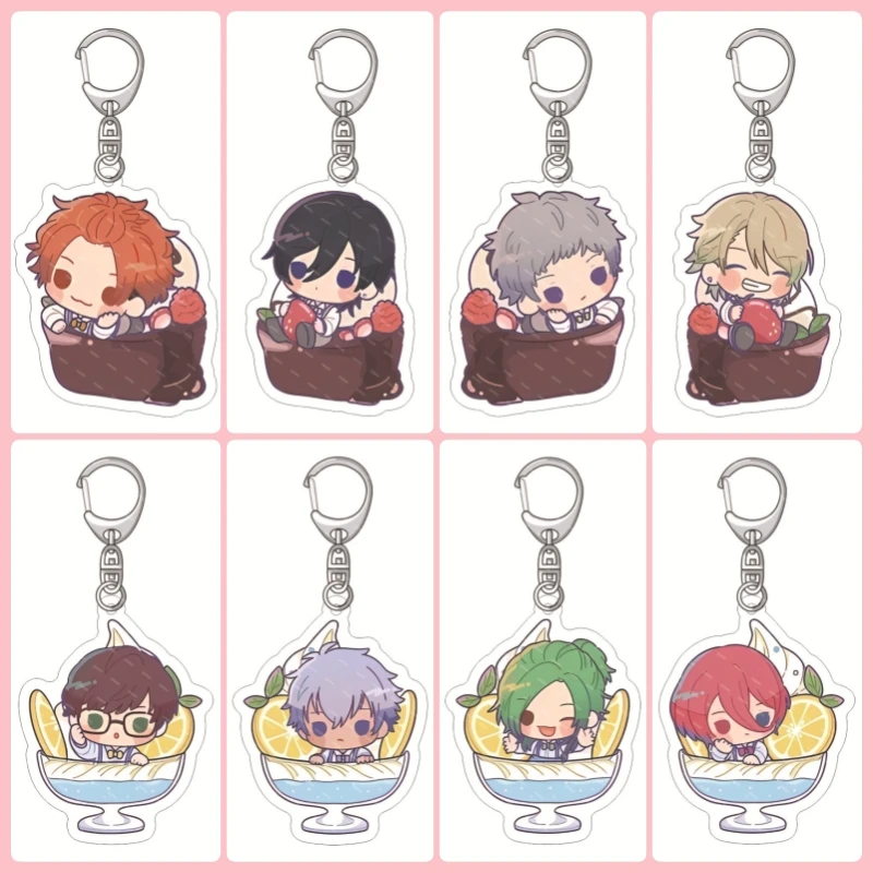 

Anime B-PROJECT Acrylic Stand Cute figure Hikaru Osari/Tatsuhiro Nome/Momotaro Onzai Stand Plate Cosplay Prop Decor Gifts 6cm