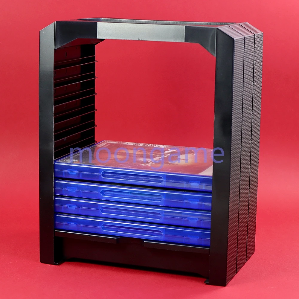 1 قطعة المضيف القرص صندوق تخزين حامل لعبة القرص العمودي حامل مخزن لعبة أقراص ل PS4 PS5 Xboxone حامل