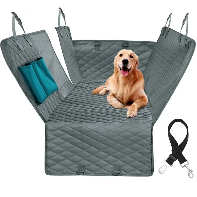 Car Waterproof Back Seat Pet Cover Protector Mat Safe Travel Accessories for Cat Dog Pet Carrier Car Front Rear Seat Mat Cushion