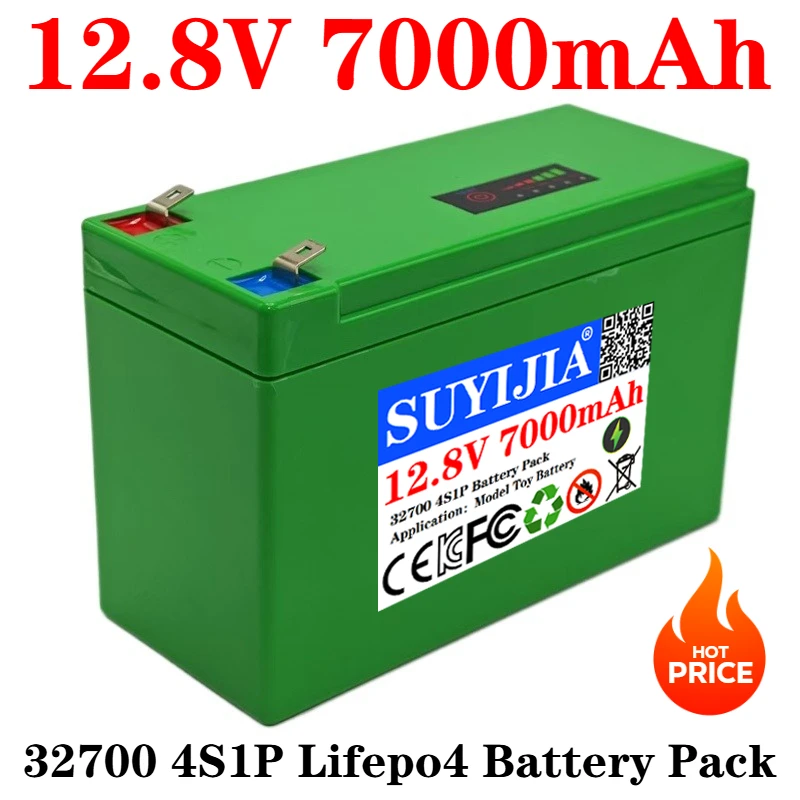 

32700 4S1P Lifepo4 аккумулятор 12,8 В 7000 мАч для электрических лодок и источников бесперебойного питания с 4S 40A Bal