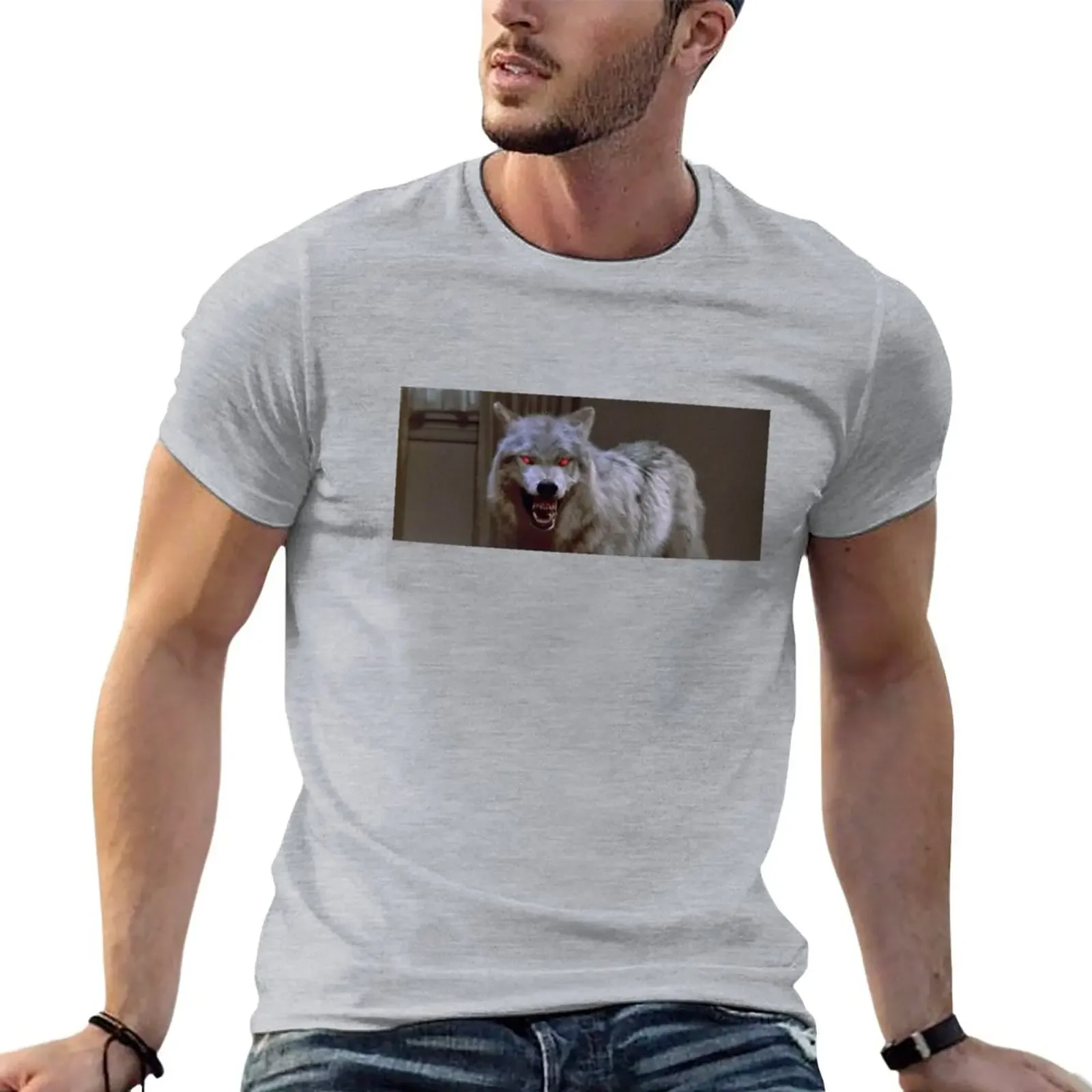 Fright Night WOLF T-Shirt quick-drying boys whites plain t shirts men