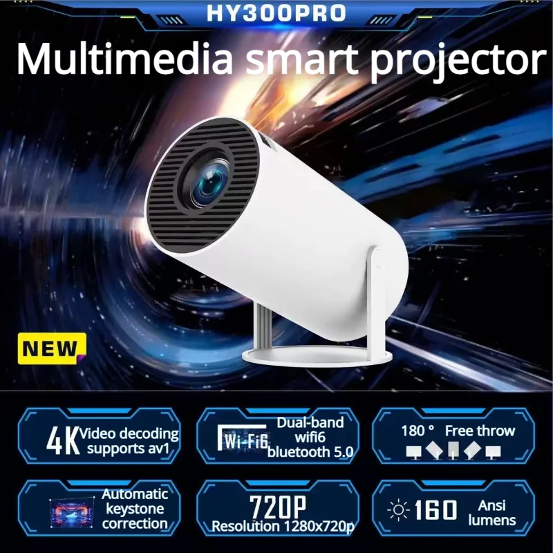 

Новая модель портативного проектора для домашнего кинотеатра, уличный портативный проектор высокой четкости, мини-проектор с разрешением 1280*720P