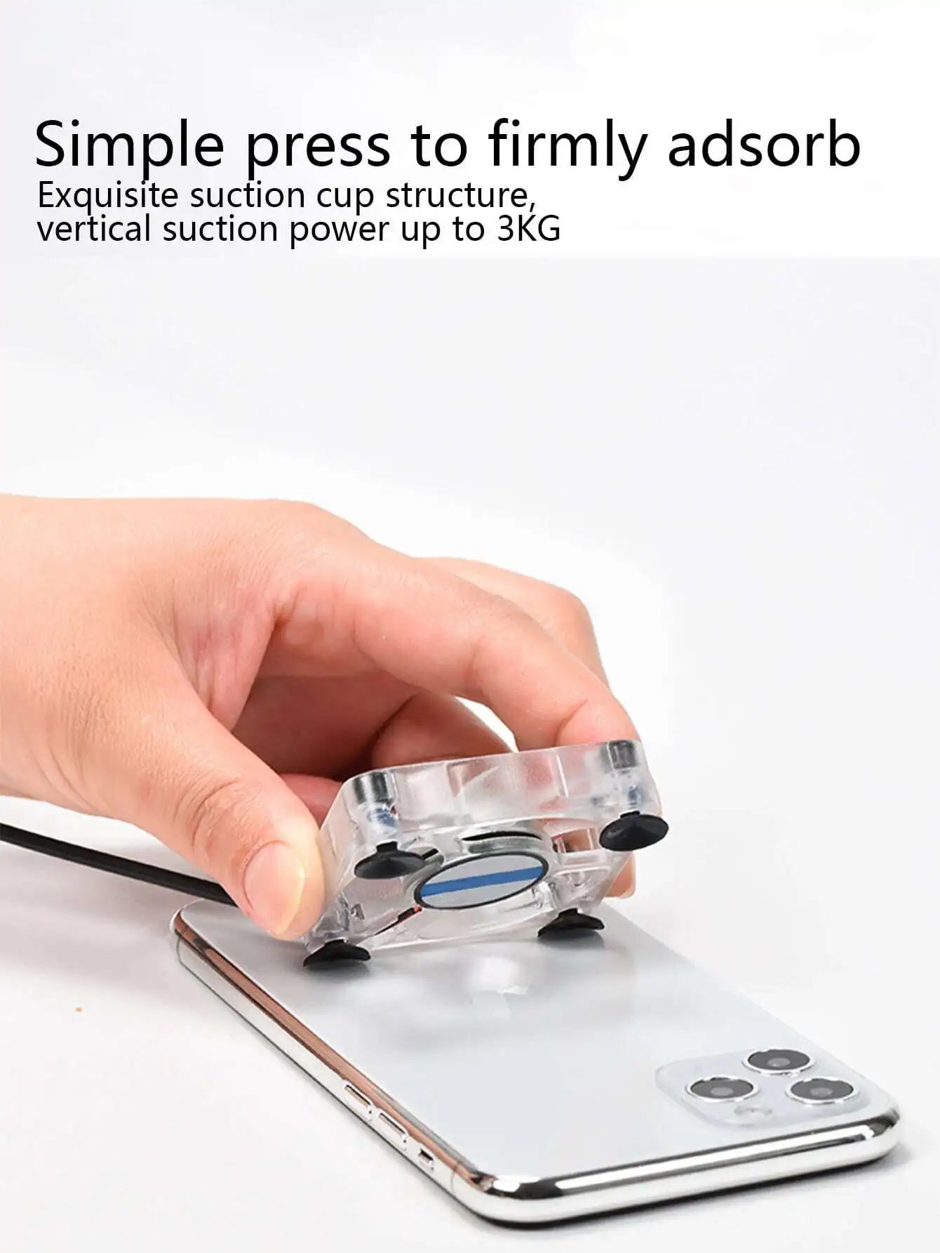 1 USB port suction cup, mobile phone fan, game cooler, mobile phone cooling radiator