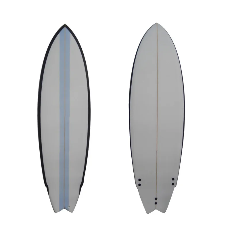 

Resin Tint PU Surfboard Carbon Rail Shortboar Customized Tail Fish Boardd Waterplay Surfing Waterplay Surf Shop