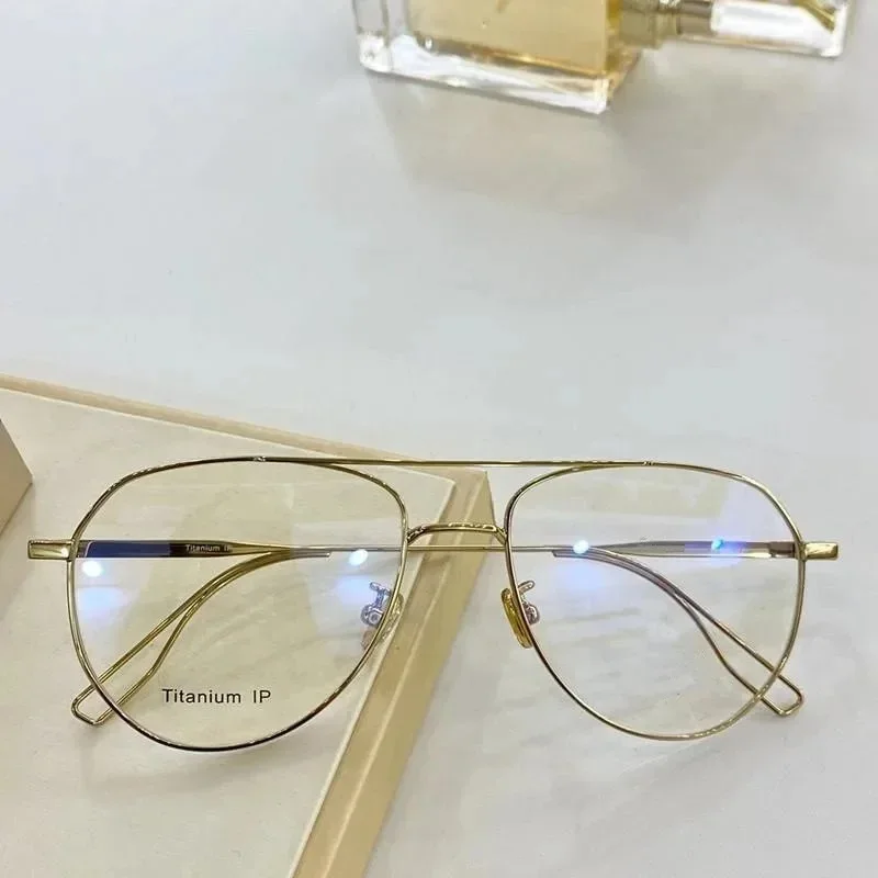 جديد&Hotsale للجنسين Pilot Fullrim نظارات/إطار نظارات شمسية 55-17-145 خفيف الوزن من التيتانيوم النقي للوصفات الطبية #3