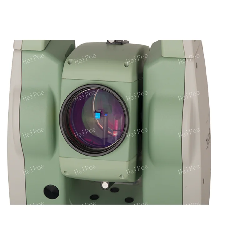 محطة إجمالية عالية الهدف HTS-520L8 للمعدات البصرية بطول 800 متر بدون عاكس مع شاشة ملونة وبلوتوث