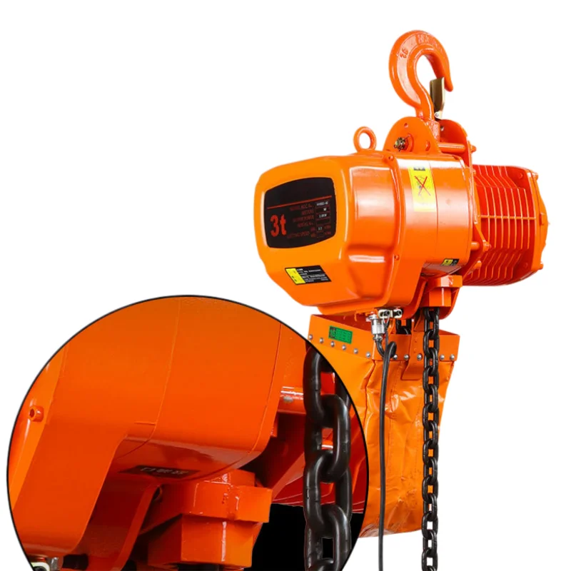 China High Quality Lifting Chain Hoist In Electric Wire Mini Electric Hoist 50kg Hoists With Motorized Trolley