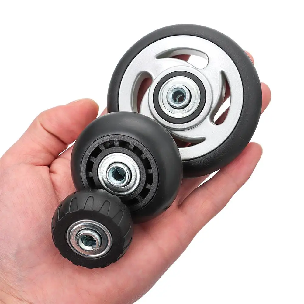 استبدال عجلات العجلات طقم تصليح عجلات السفر الأمتعة عجلات أجزاء حقيبة المحاور للأمتعة مع عجلة اتجاهية
