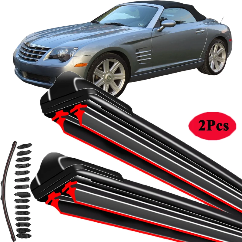 

For Chrysler Crossfire 2003-2007 Car Windshield Wiper Blade Front Windscreen Brushes Washer Accessories Window Replacement Parts