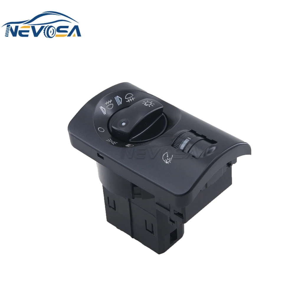 NEVOSA 4B1941531E 4B1941531 Headlight Fog Light Switch Button For Audi A6 C5 RS6 S6 Quattro 17+4 PINS