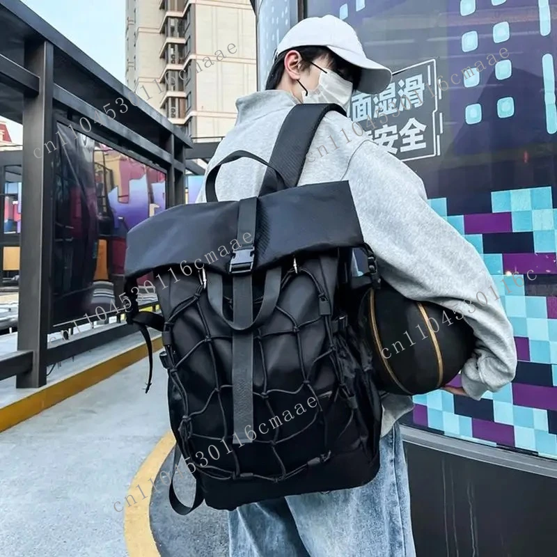Men's Basketball Backpack Large Sports Bag with Independent Ball Compartment Sports Equipment Bag