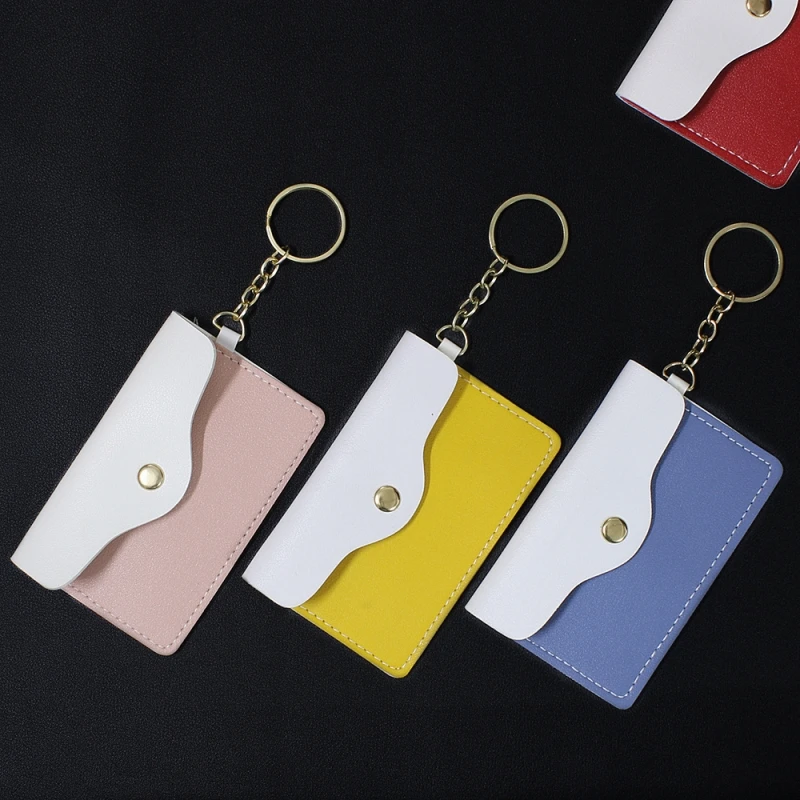 Mini porte-cartes de crédit en cuir PU antivol pour hommes et femmes, étui de poche, ultra fin, simple, loisirs, carte d'identité, banque, sac à main, nouveau