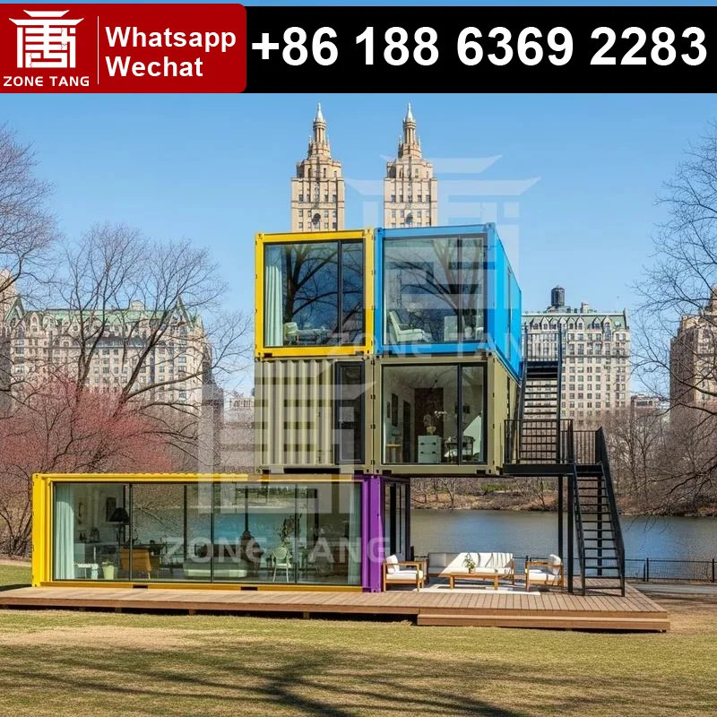 

Flat Pack Home Hotel Suite Affordable Container Homes Kit Homes Fast Installation Premade Houses Multi Layer Customize Pattern