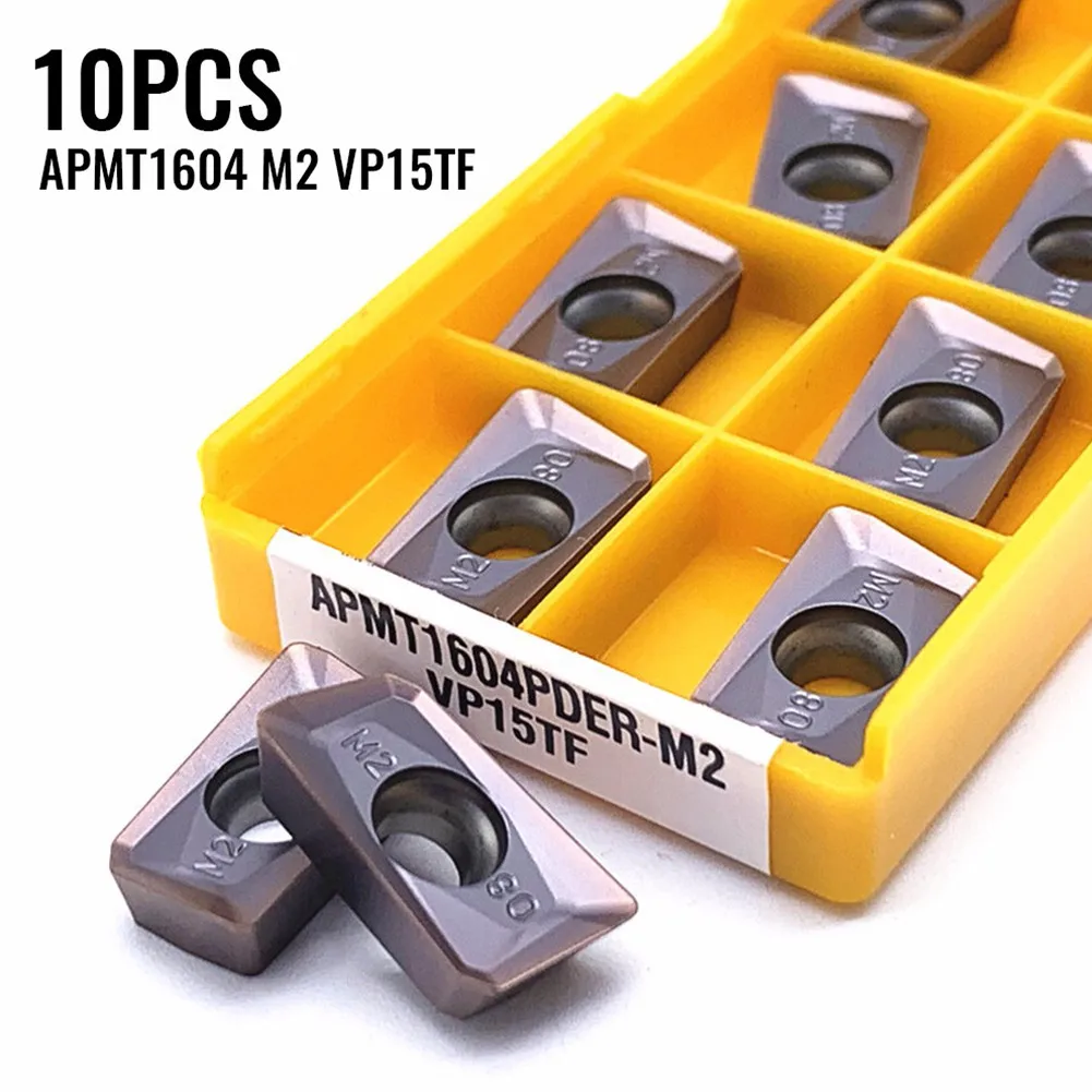 

Достигайте оптимальную производительность в крупномасштабной режушке, 10 шт. твердосплавных вставок APMT1604PDER M2 VP15TF (130 символов)