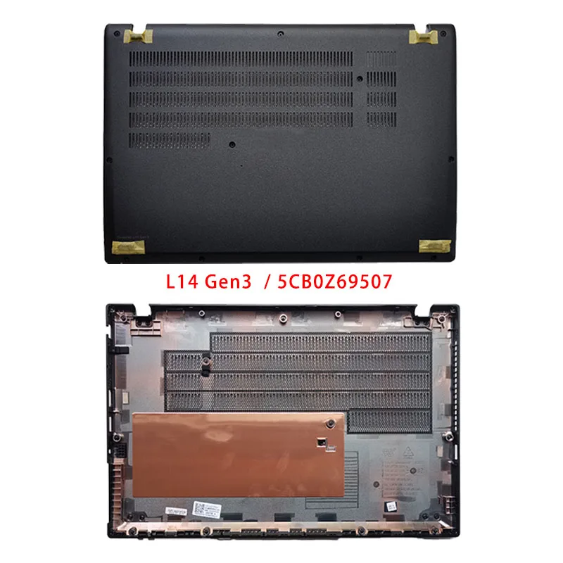 New For Lenovo ThinkPad L14 Gen 3 / L14 Gen 4;Replacemen Laptop Accessories Lcd Back Cover/Palmrest/Bottom With LOGO 5CB0Z69503