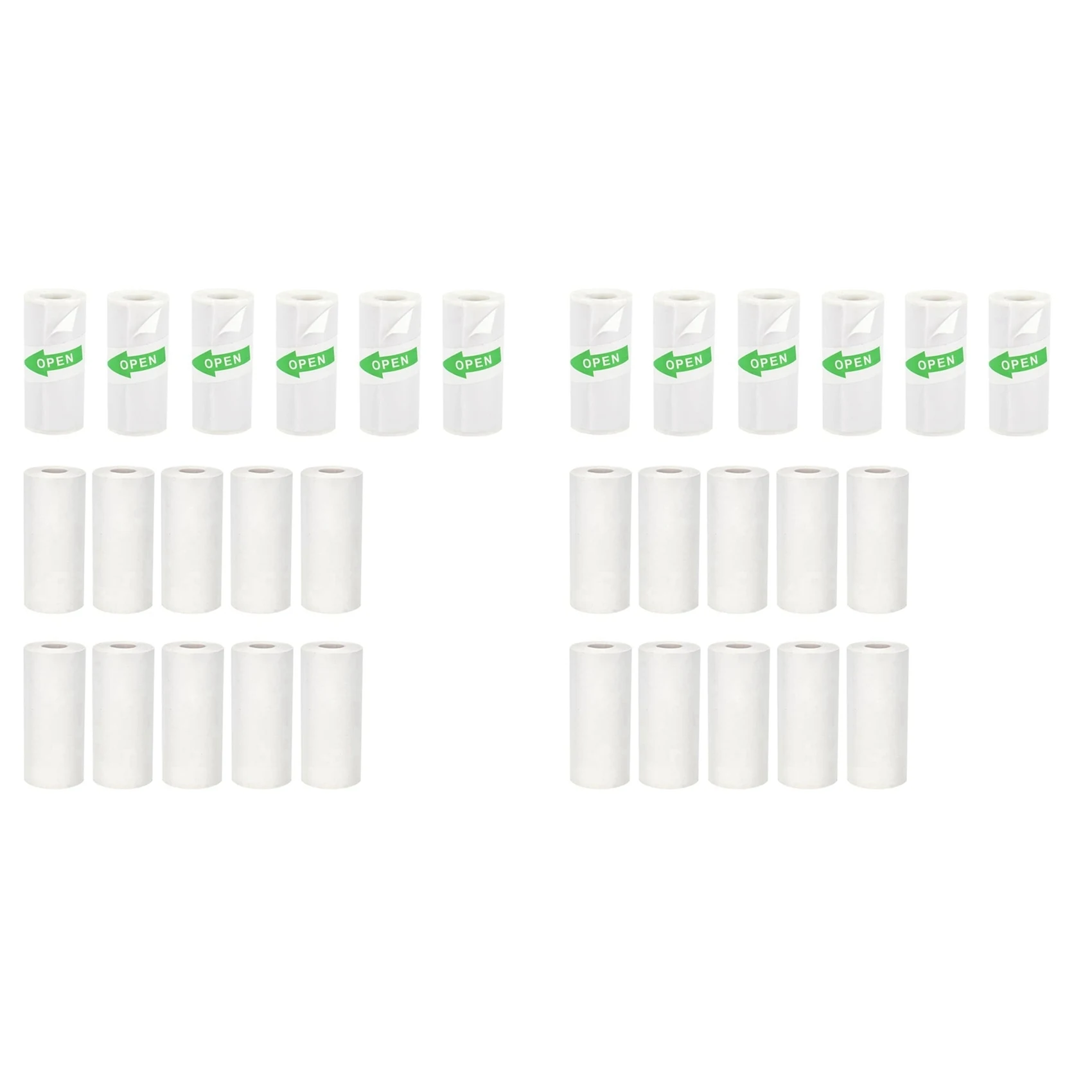 32-rollos-de-papel-para-impresora-termica-mini-incluidos-12-rollos-de-papel-adhesivo-termico-y-20-rollos-de-papel-termico-liso-57x25-mm