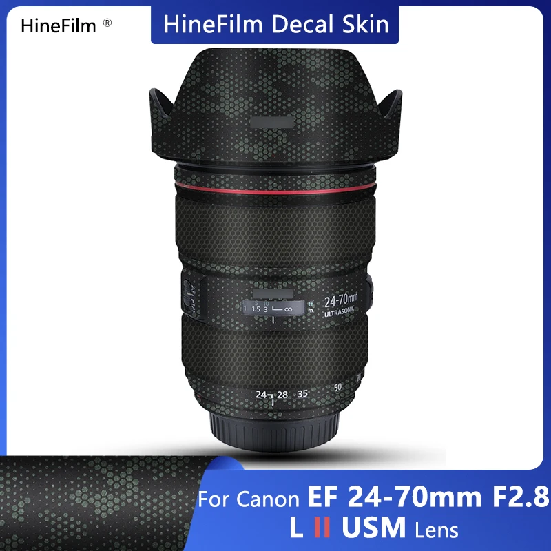 

Lens Skins For Canon EF24-70 F2.8 II Lens Decal Skin Wrap Cover for Canon EF 24-70mm f/2.8L II USM Lens Sticker 2470 Cover Film