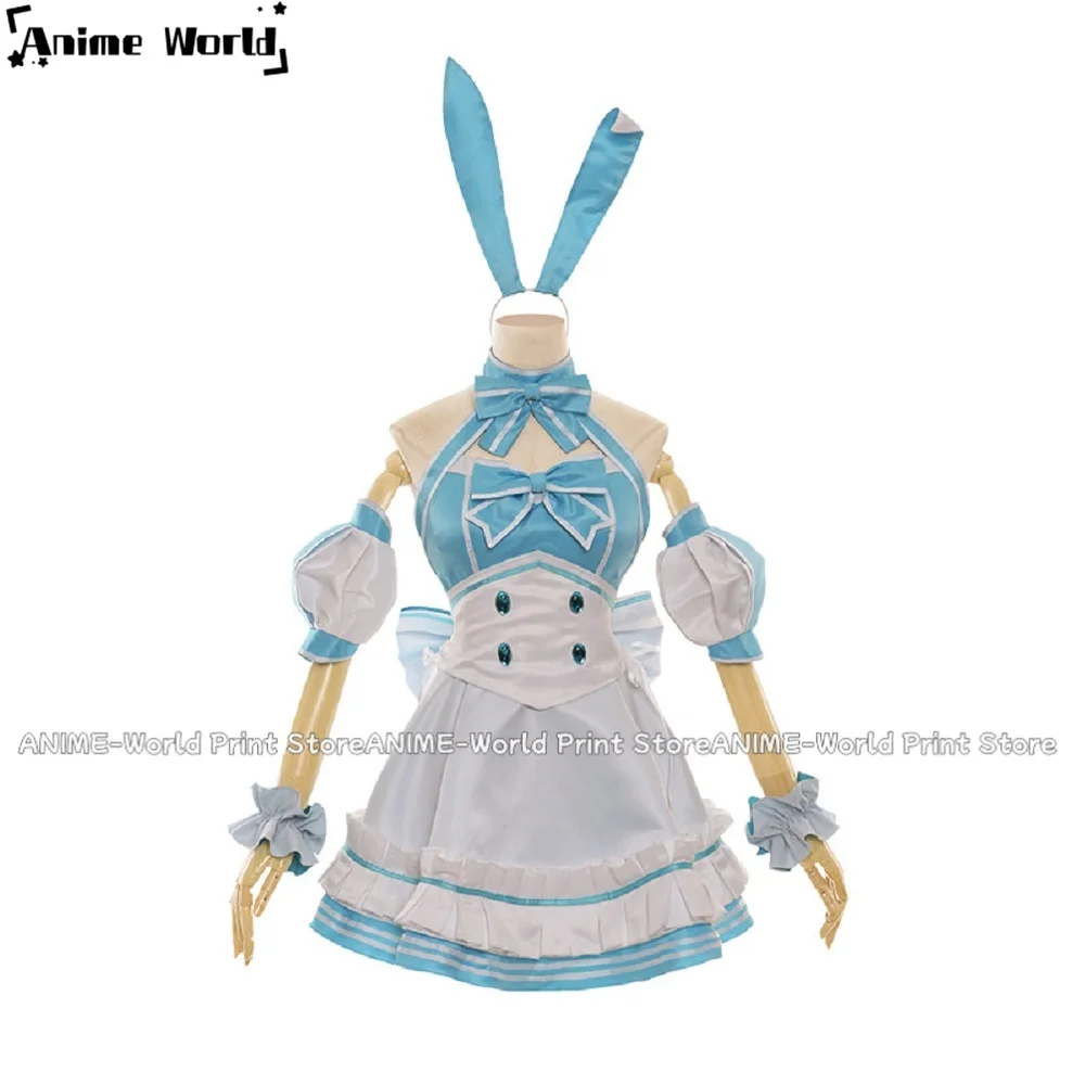 

《Custom Size》Unisex Anime Cos Altria Pendragon Bunny Girl Cosplay Costumes Halloween Christmas Party Sets Uniform Suits