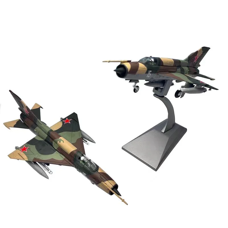 

Diecast 1:72 Scale Soviet MIG-21 Fighter Alloy Aircraft Model Collectible Toy Gift Souvenir Display Ornament