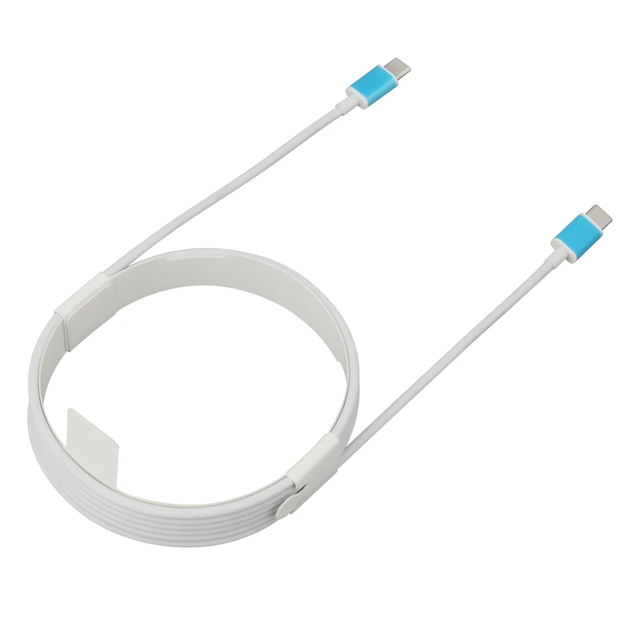 100pcs1m 2m Type C to USB Type-C Fast Charging Cable for Xiaomi Redmi Note 7 Oneplus 6t USBC Charge Cord for Samsung Note 10 S10