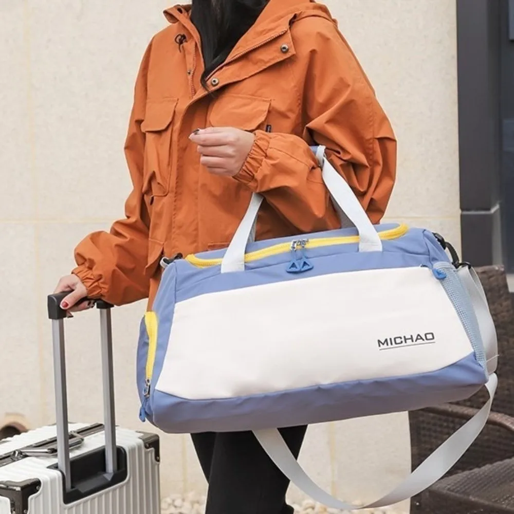 

Wet Dry Separation Travel Duffel Bag Large Capacity Waterproof Travel Luggage Bag Wear resistant Multi Pocket Fitness Handbag